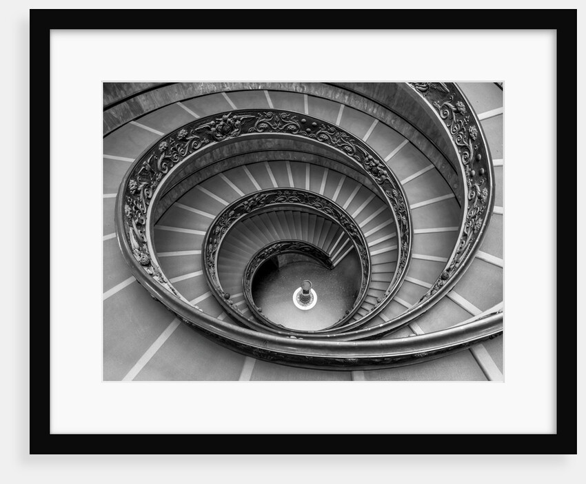 Spiral staircase in Vatican by Assaf Frank